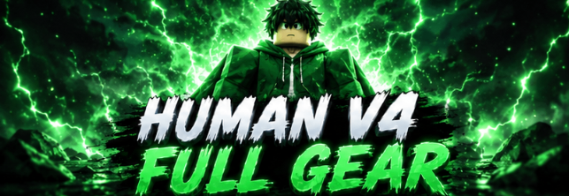 HUMAN V4 FULL GEAR + GOD + LVL2800 + CDK + SANGUINE ART